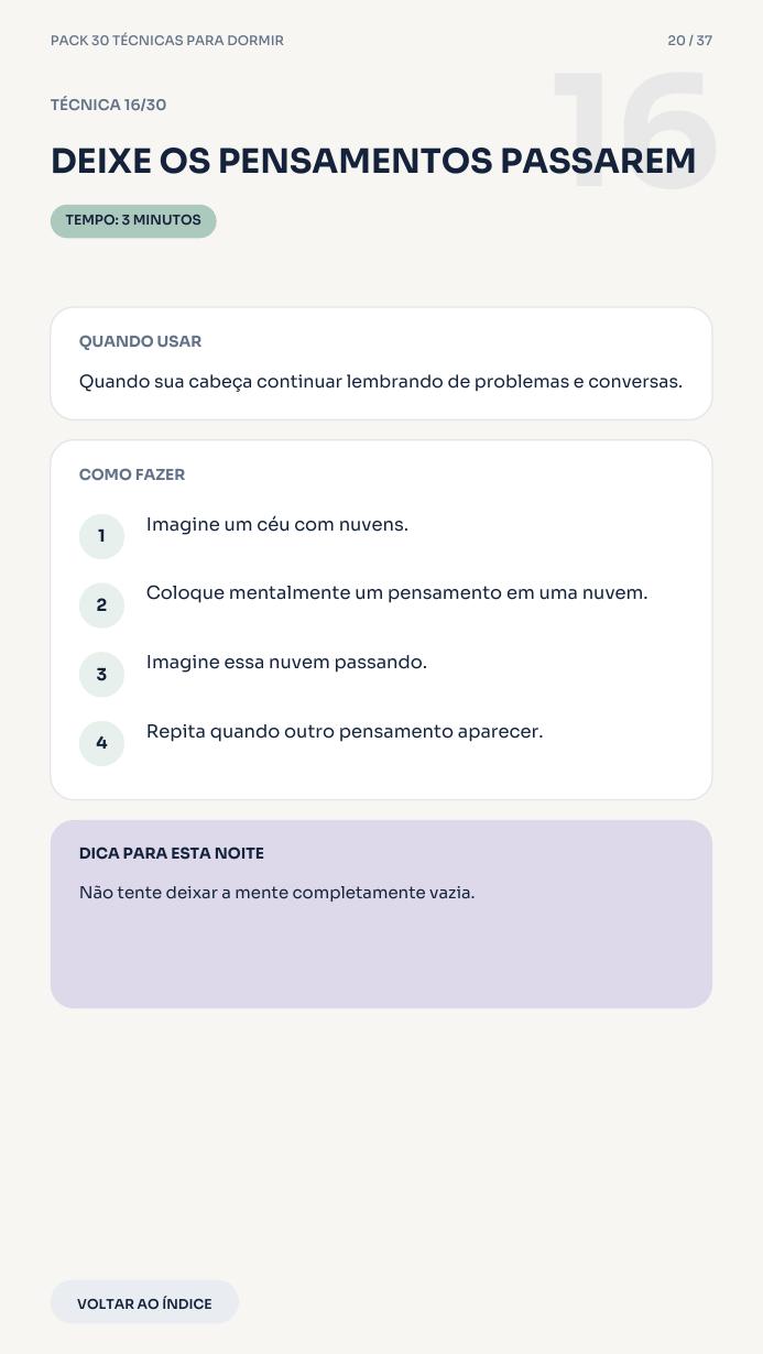 Página real com técnica do Pack 30 Técnicas