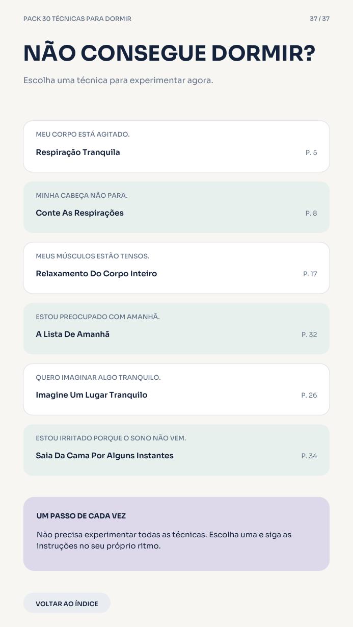 Cartão de consulta rápida incluído no pack